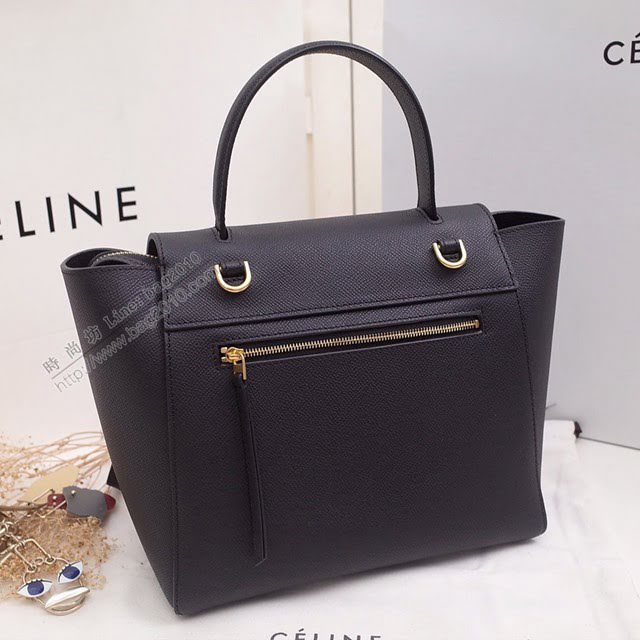 Celine女包 賽琳掌紋牛皮中號手提包 Celine belt bag鯰魚包 189153  slyd2055